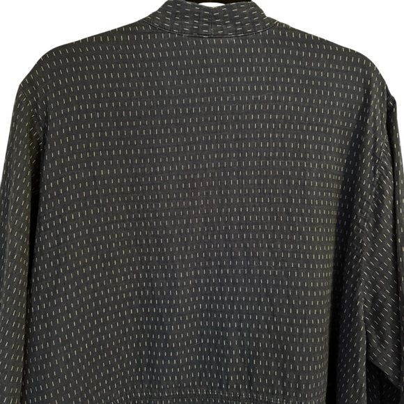 Pure Jill Indigo Open Front Kimono Jacket Women’s XL Blue Textured Cotton Blend - Picture 8 of 9